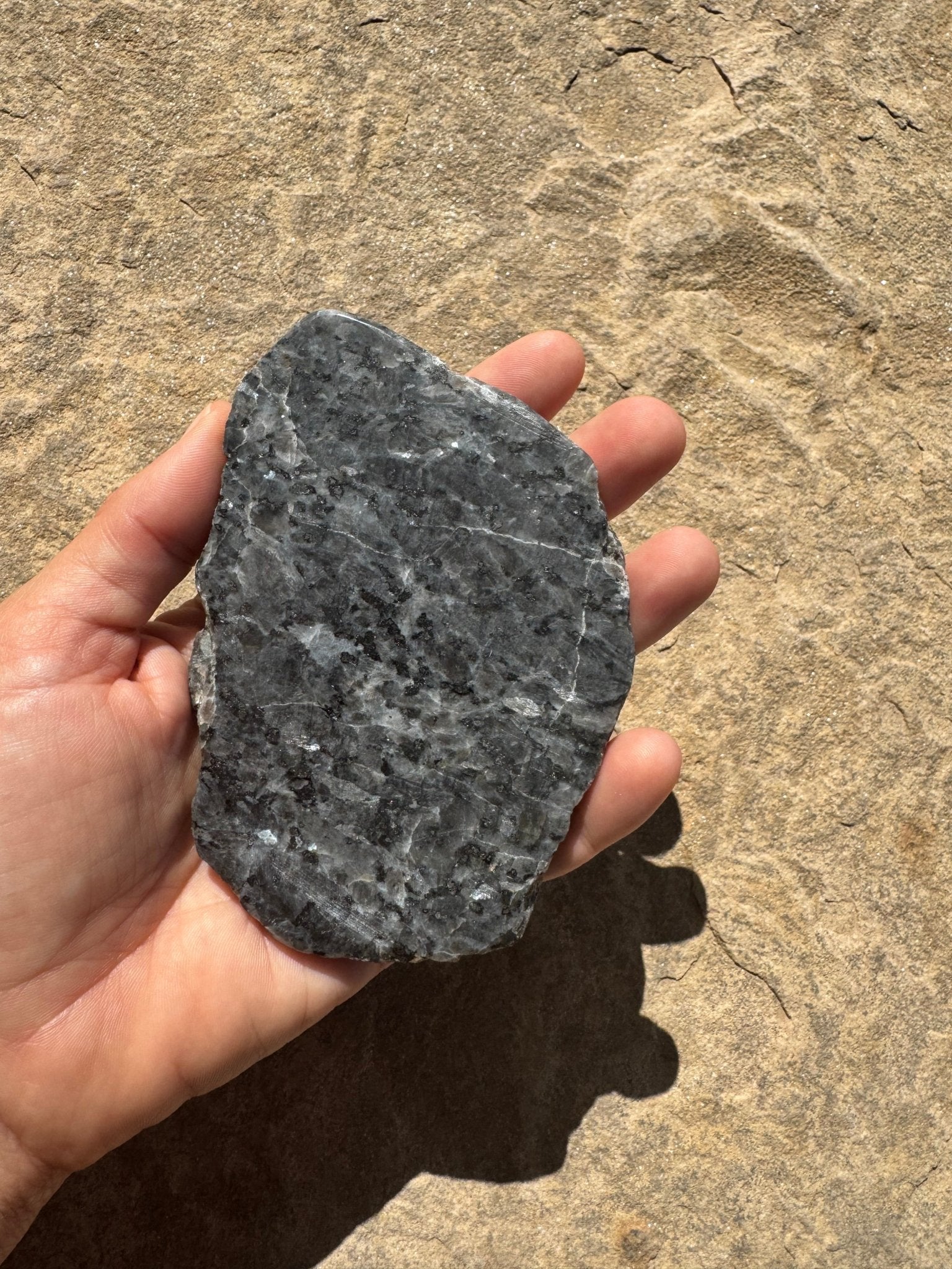 Larvikite Slab 142g - Purple Door Alchemy