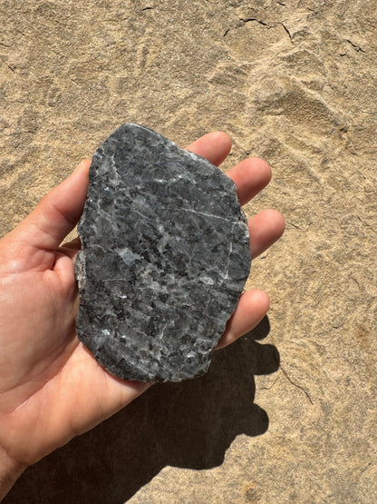 Larvikite Slab 142g - Purple Door Alchemy