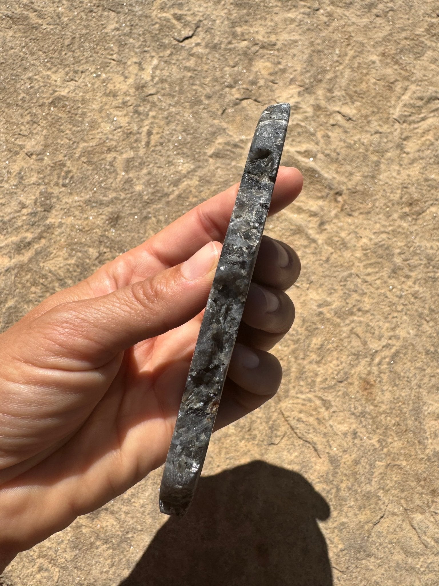 Larvikite Slab 142g - Purple Door Alchemy
