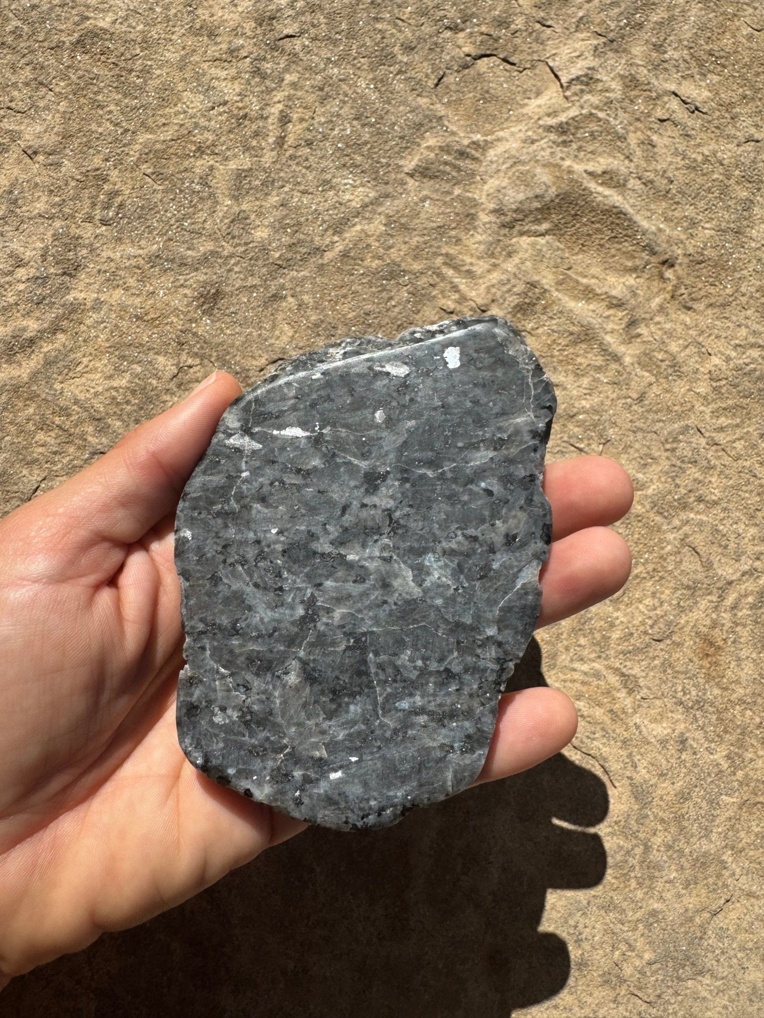 Larvikite Slab 142g - Purple Door Alchemy