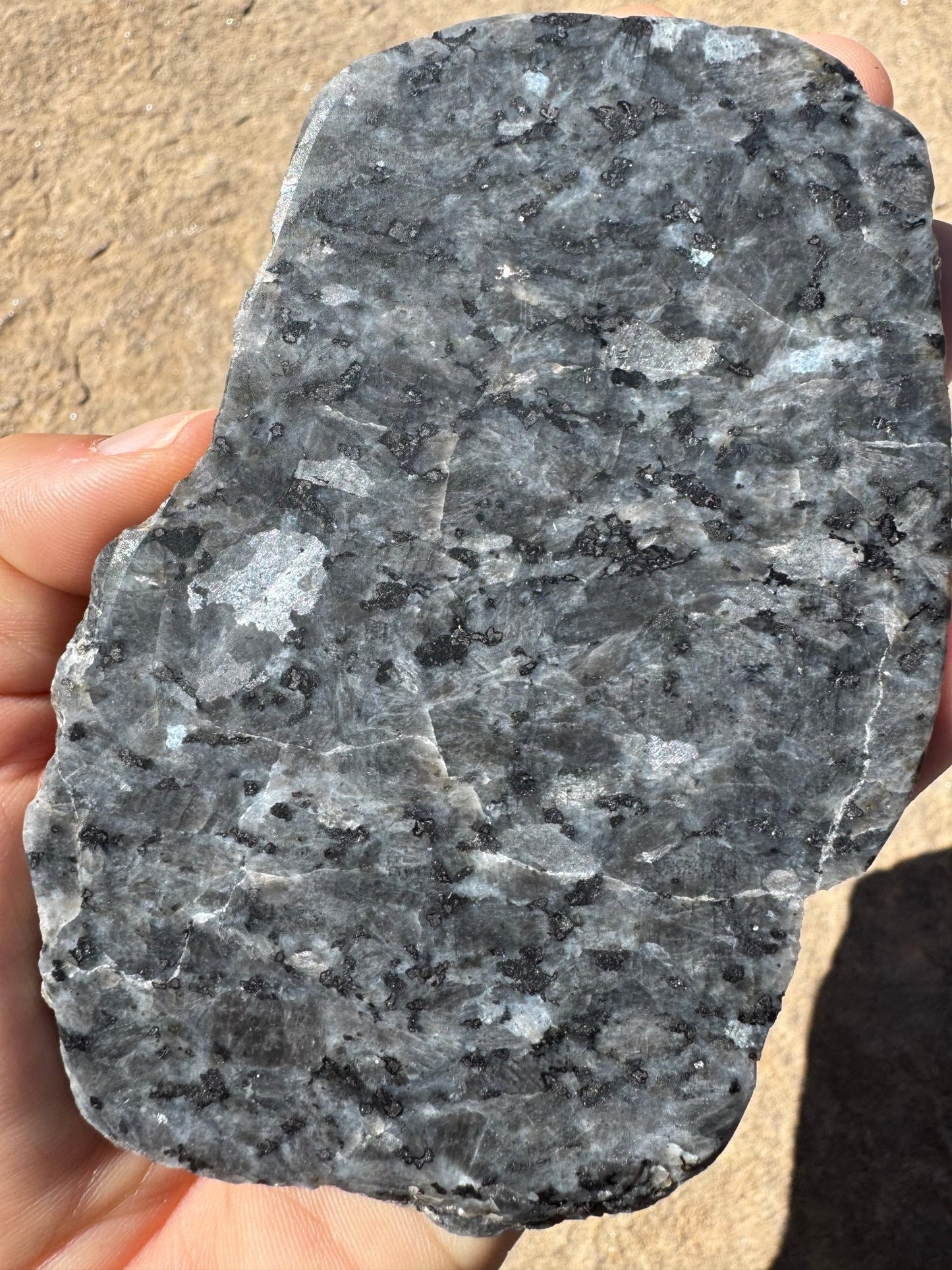 Larvikite Slab 164g - Purple Door Alchemy