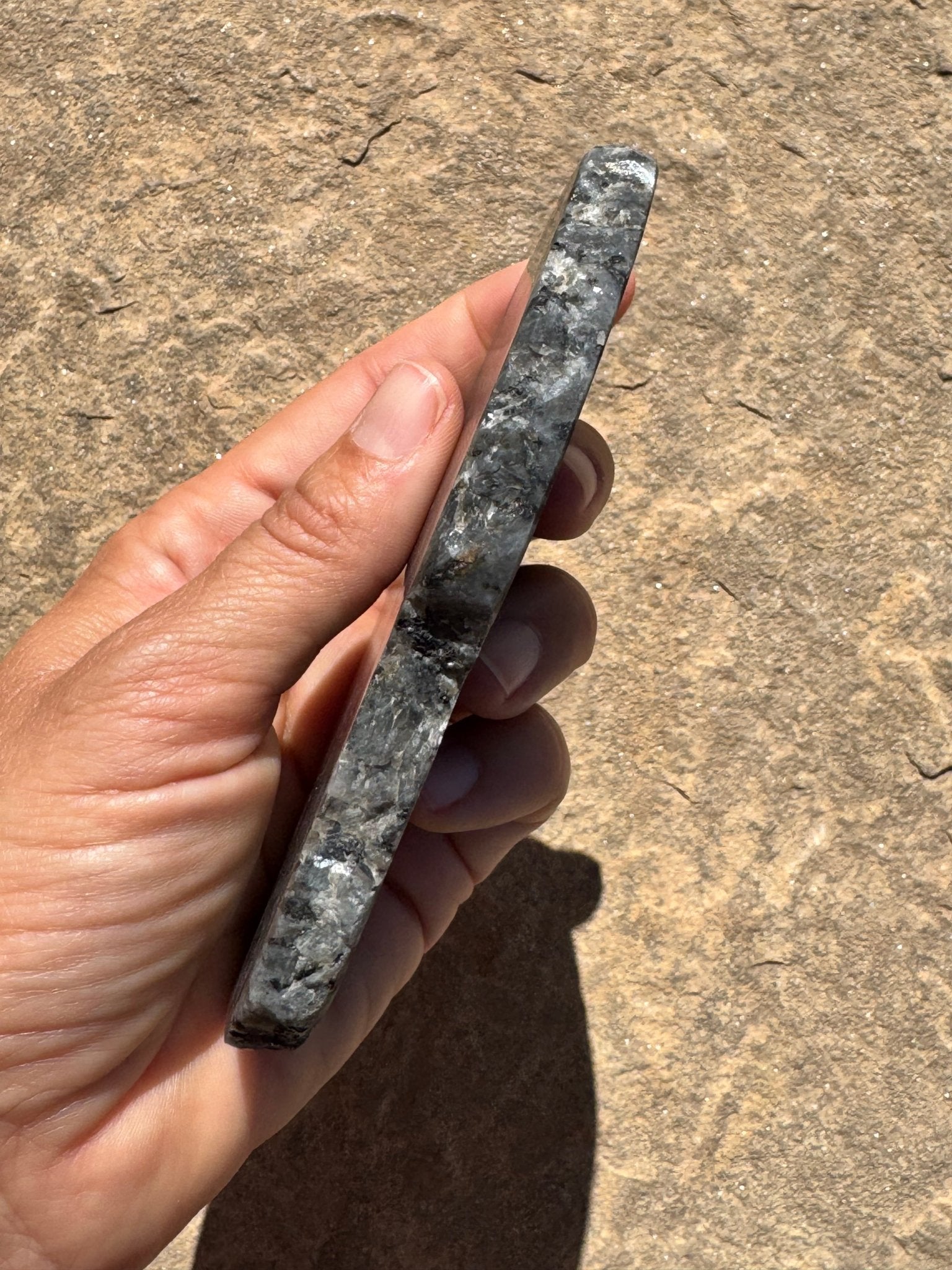 Larvikite Slab 164g - Purple Door Alchemy