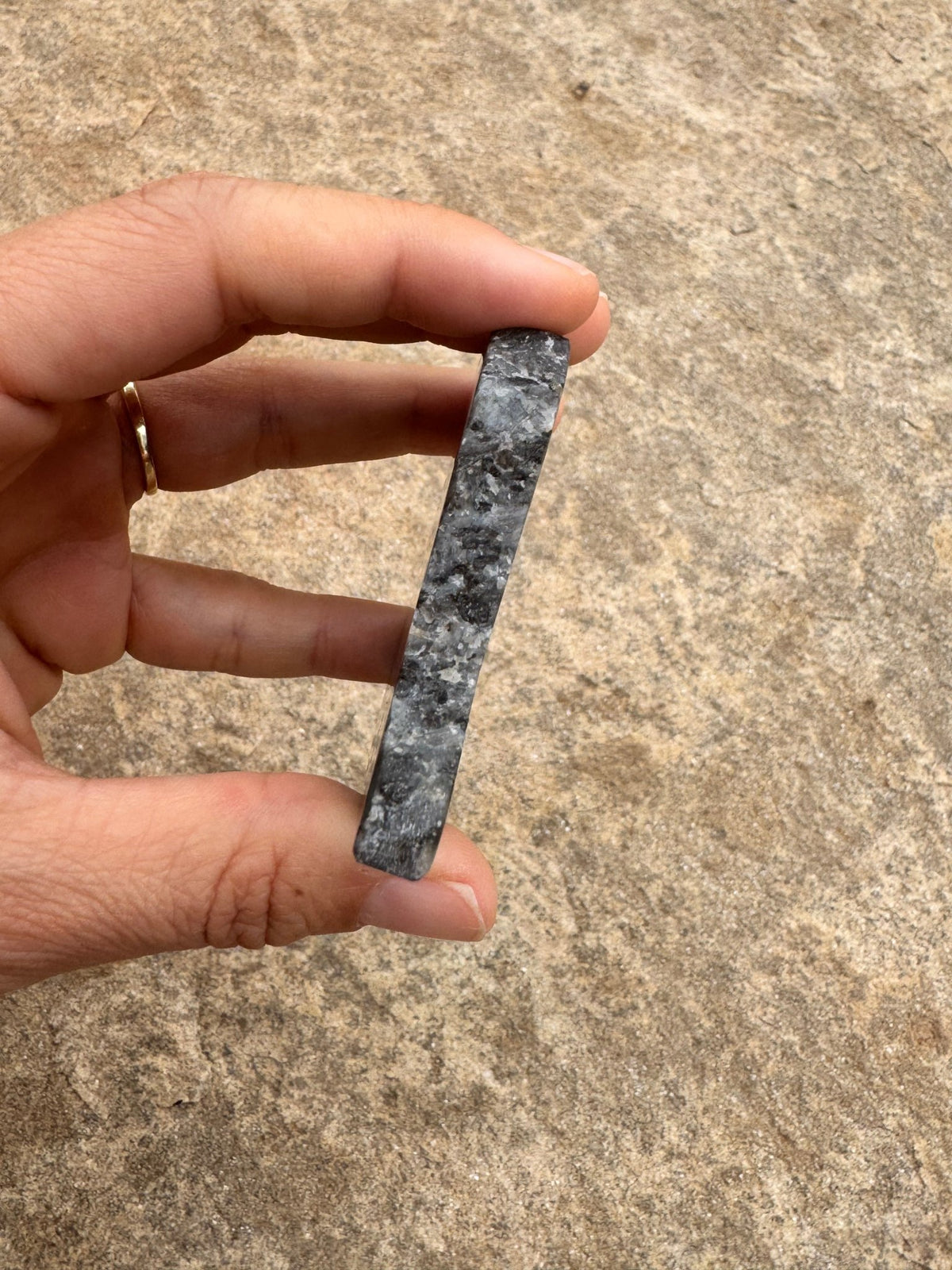 Larvikite Slab 68g - Purple Door Alchemy