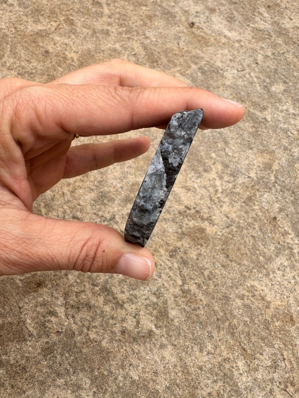 Larvikite Slab 68g - Purple Door Alchemy