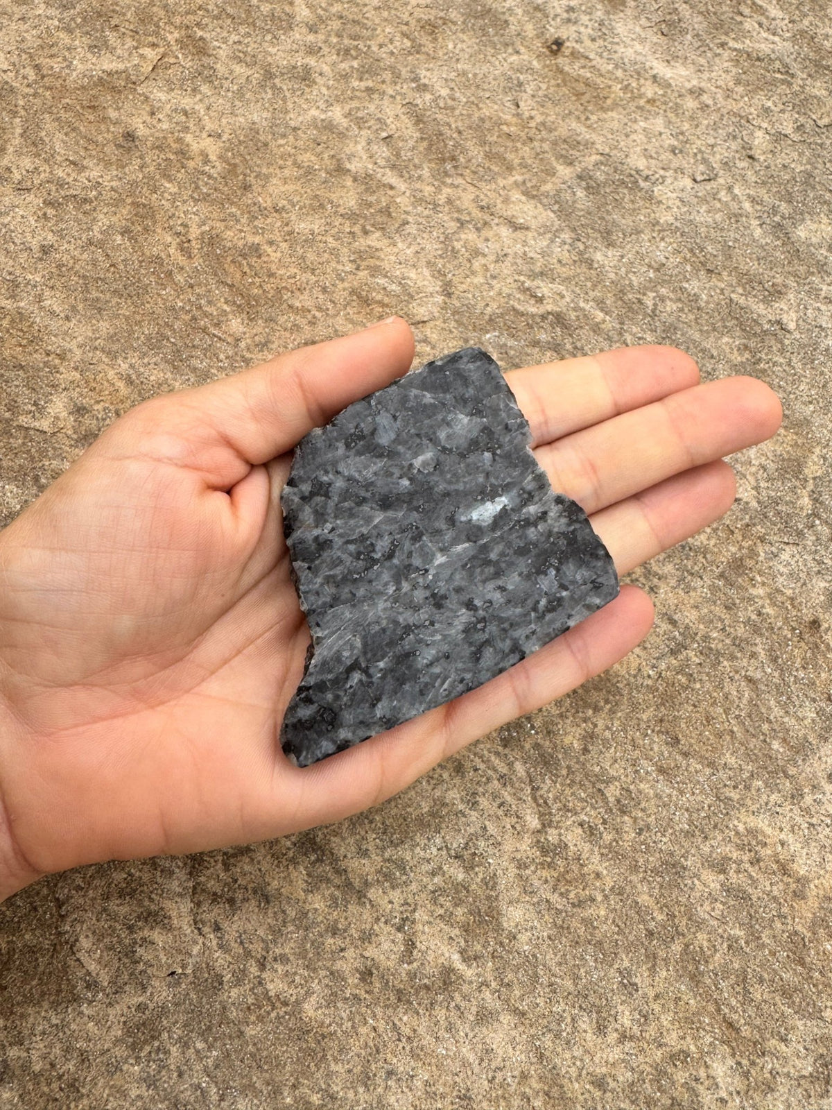 Larvikite Slab 68g - Purple Door Alchemy