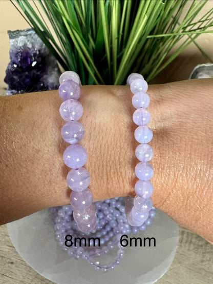 Lavender Moon Quartz Bracelet - Purple Door Alchemy