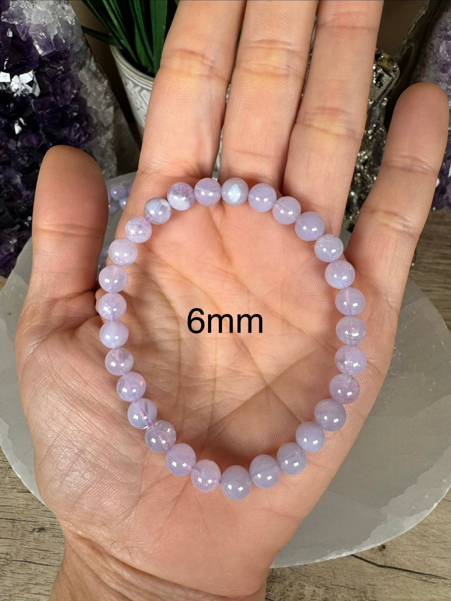 Lavender Moon Quartz Bracelet - Purple Door Alchemy