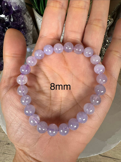 Lavender Moon Quartz Bracelet - Purple Door Alchemy