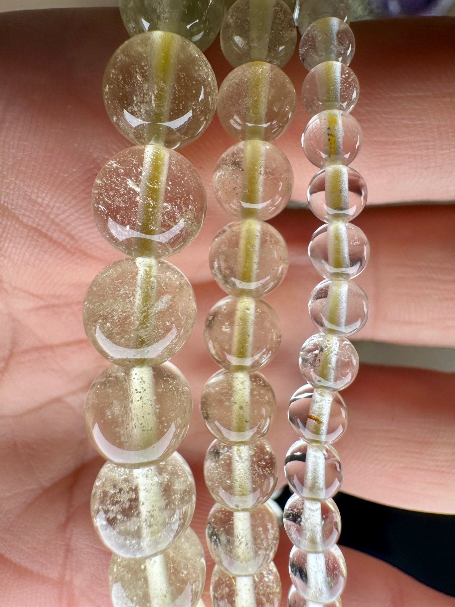 Libyan Desert Glass Bracelet - Purple Door Alchemy