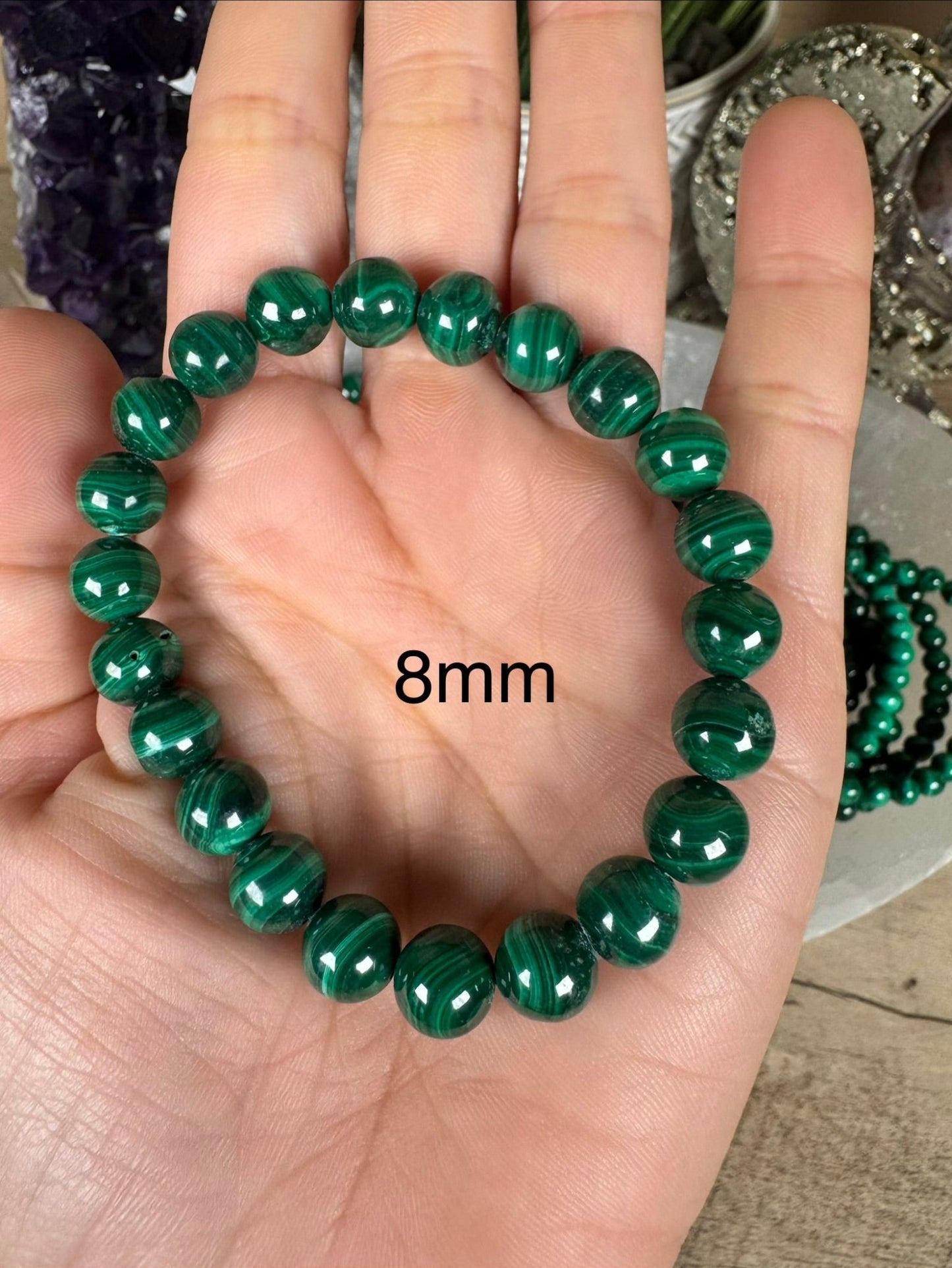 Malachite Bracelet - Purple Door Alchemy