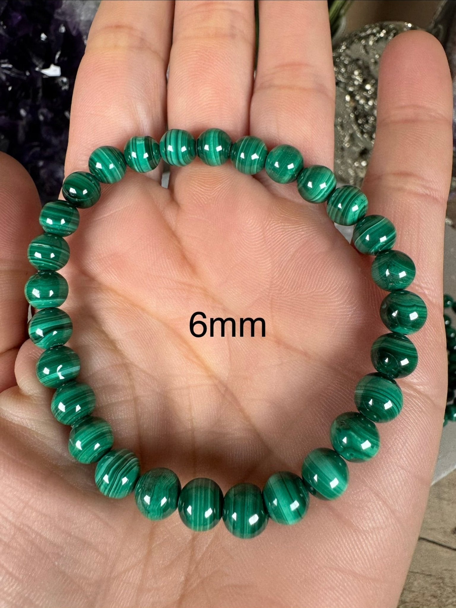 Malachite Bracelet - Purple Door Alchemy