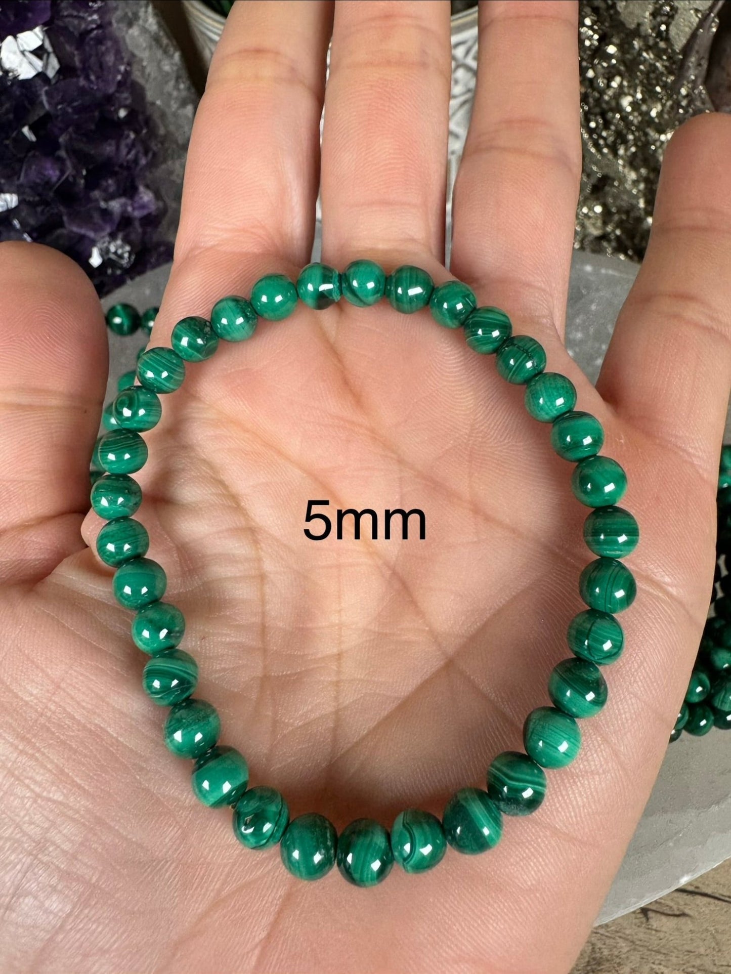Malachite Bracelet - Purple Door Alchemy