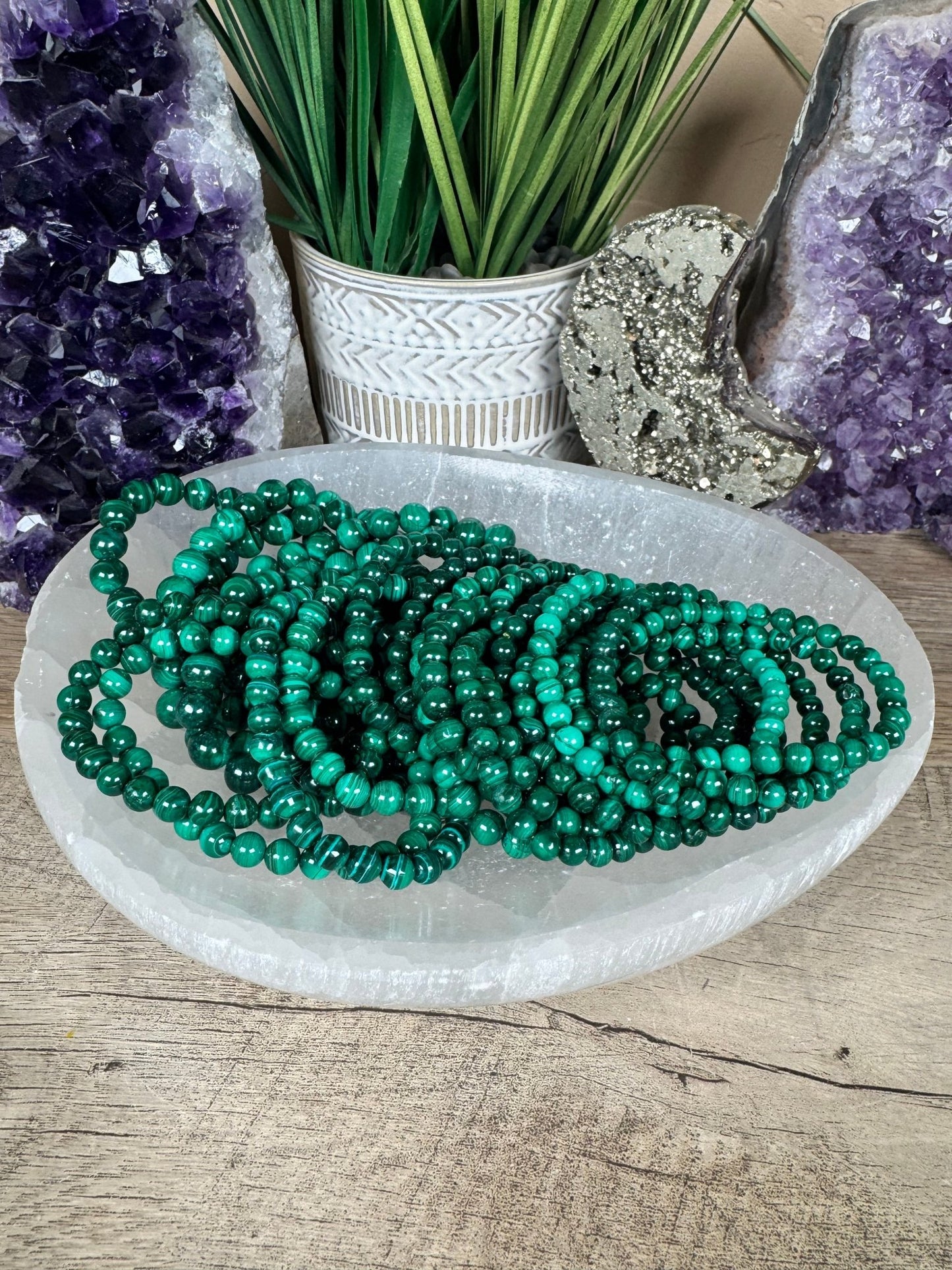 Malachite Bracelet - Purple Door Alchemy