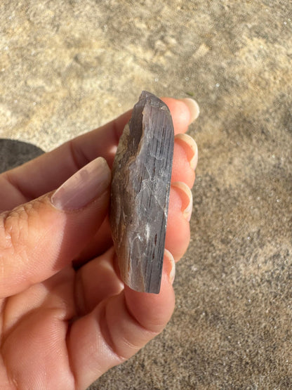 Meteor Shower Moonstone Slab 20g - Purple Door Alchemy