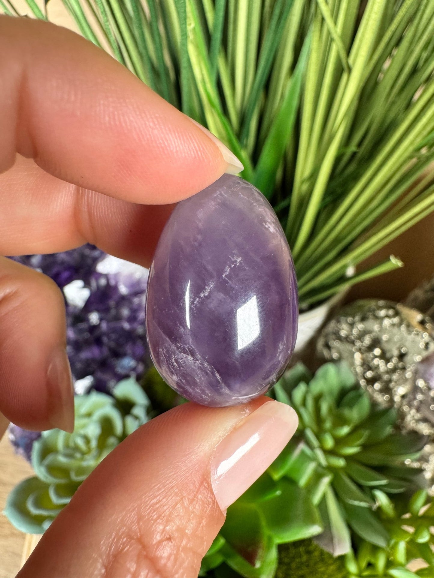 Mini Amethyst Egg - Purple Door Alchemy