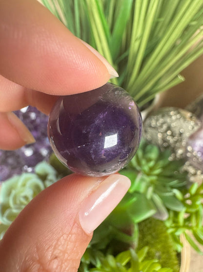 Mini Amethyst Spheres - Purple Door Alchemy