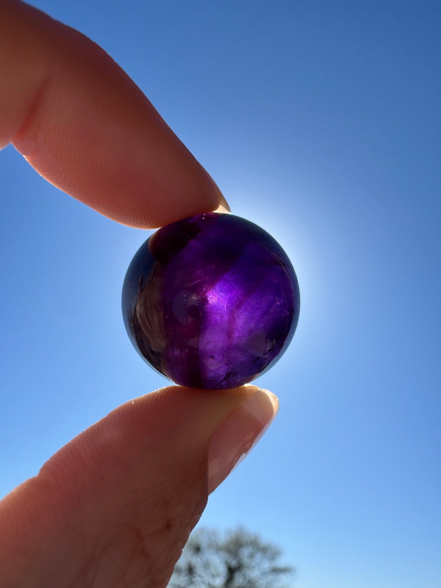Mini Amethyst Spheres - Purple Door Alchemy