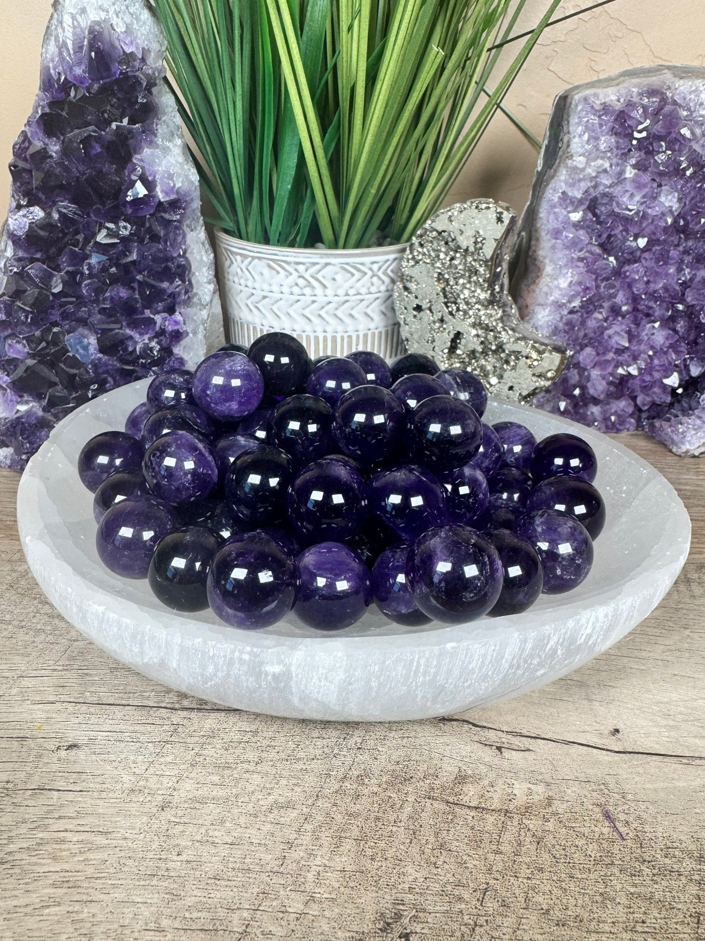 Mini Amethyst Spheres - Purple Door Alchemy