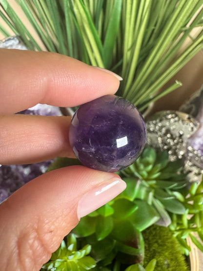 Mini Amethyst Spheres - Purple Door Alchemy