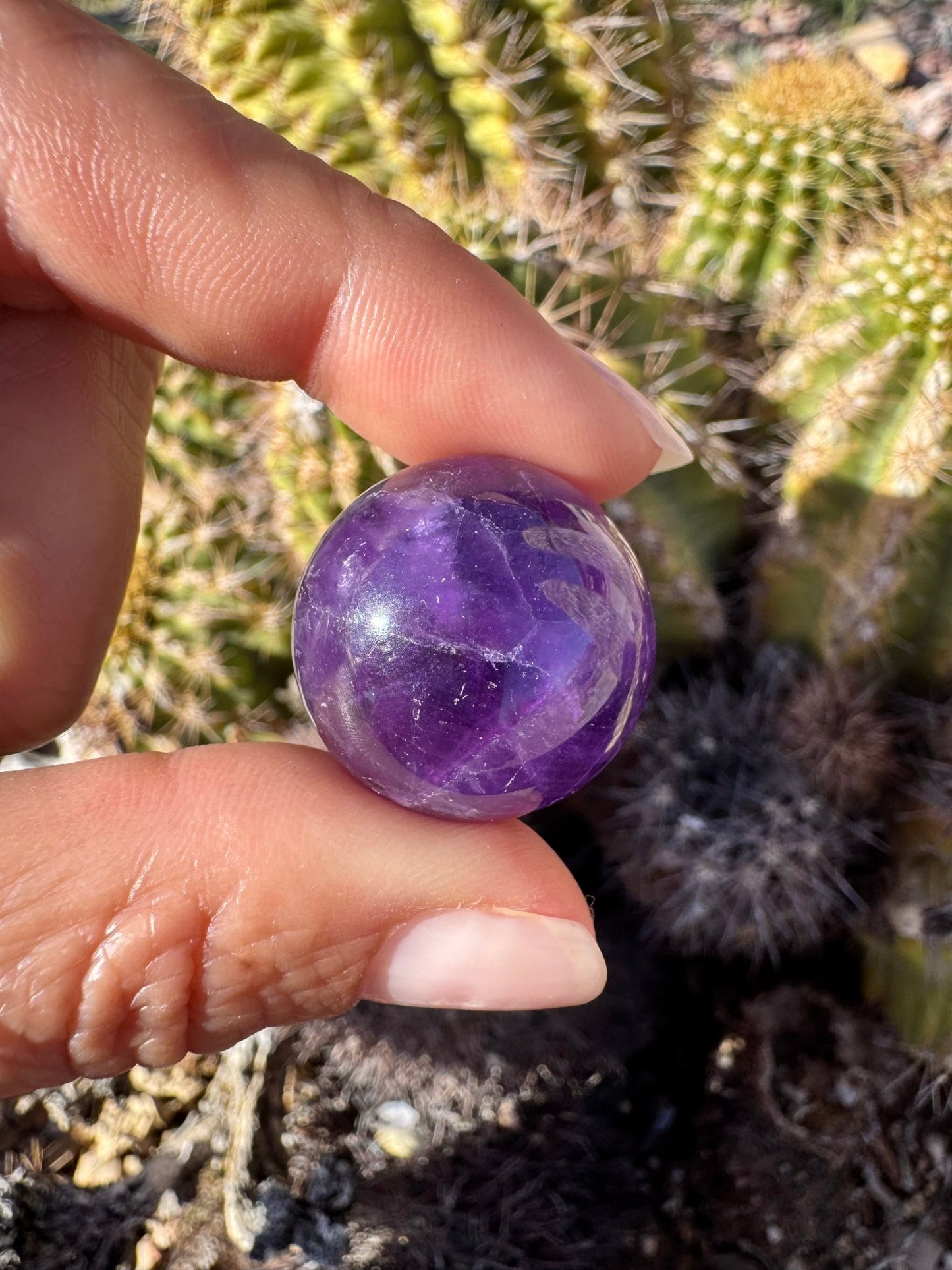 Mini Amethyst Spheres - Purple Door Alchemy