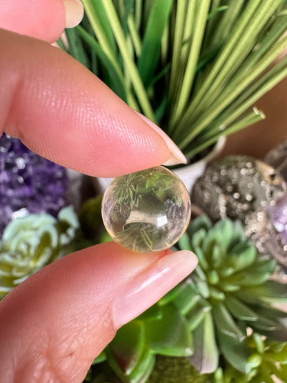 Mini Citrine Sphere - Purple Door Alchemy