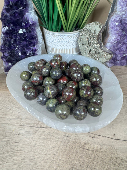 Mini Dragon Blood Stone Sphere - Purple Door Alchemy