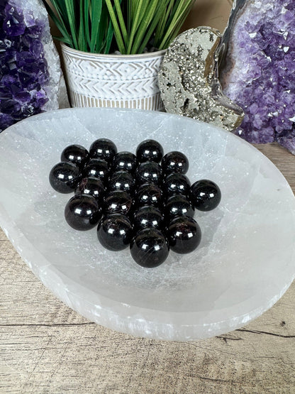Mini Garnet Sphere - Purple Door Alchemy
