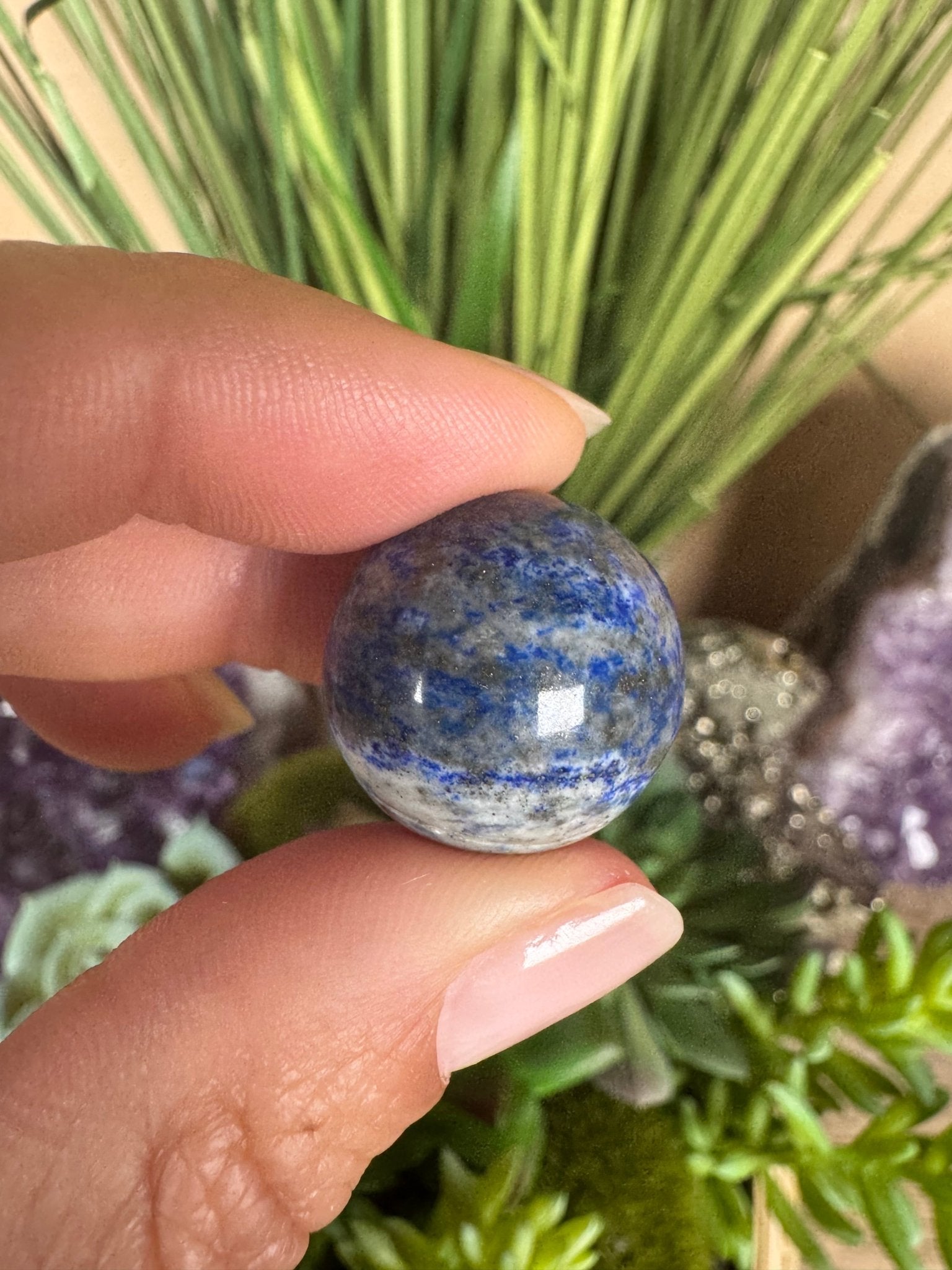 Mini Lapis Lazuli Spheres - Purple Door Alchemy