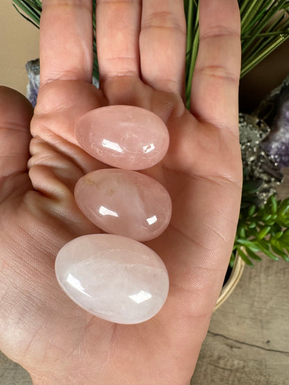 Mini Rose Quartz Egg - Purple Door Alchemy