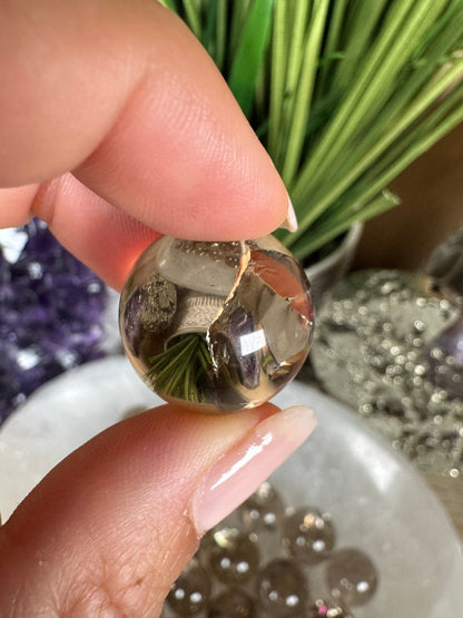 Mini Smoky Quartz Sphere - Purple Door Alchemy