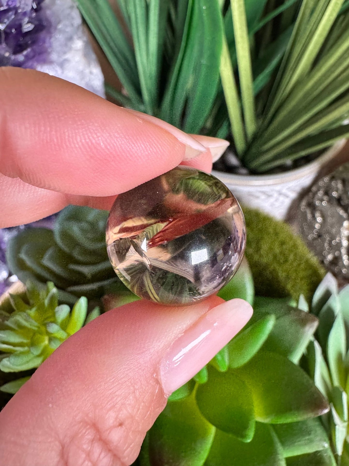 Mini Smoky Quartz Sphere - Purple Door Alchemy