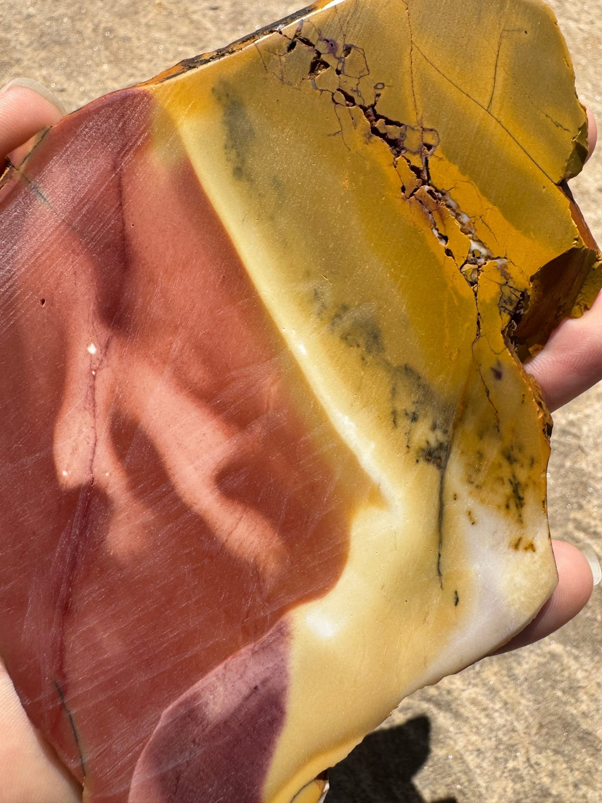 Mookaite Slab 226g - Purple Door Alchemy