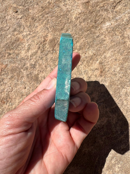 Namibian Chrysocolla Slab 106g - Purple Door Alchemy