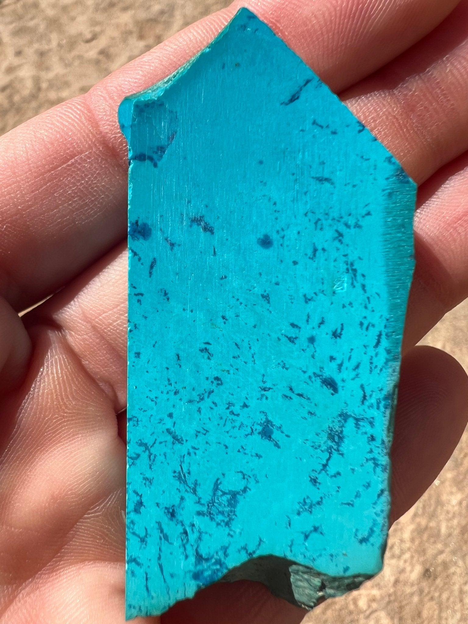 Namibian Chrysocolla Slab 29g - Purple Door Alchemy