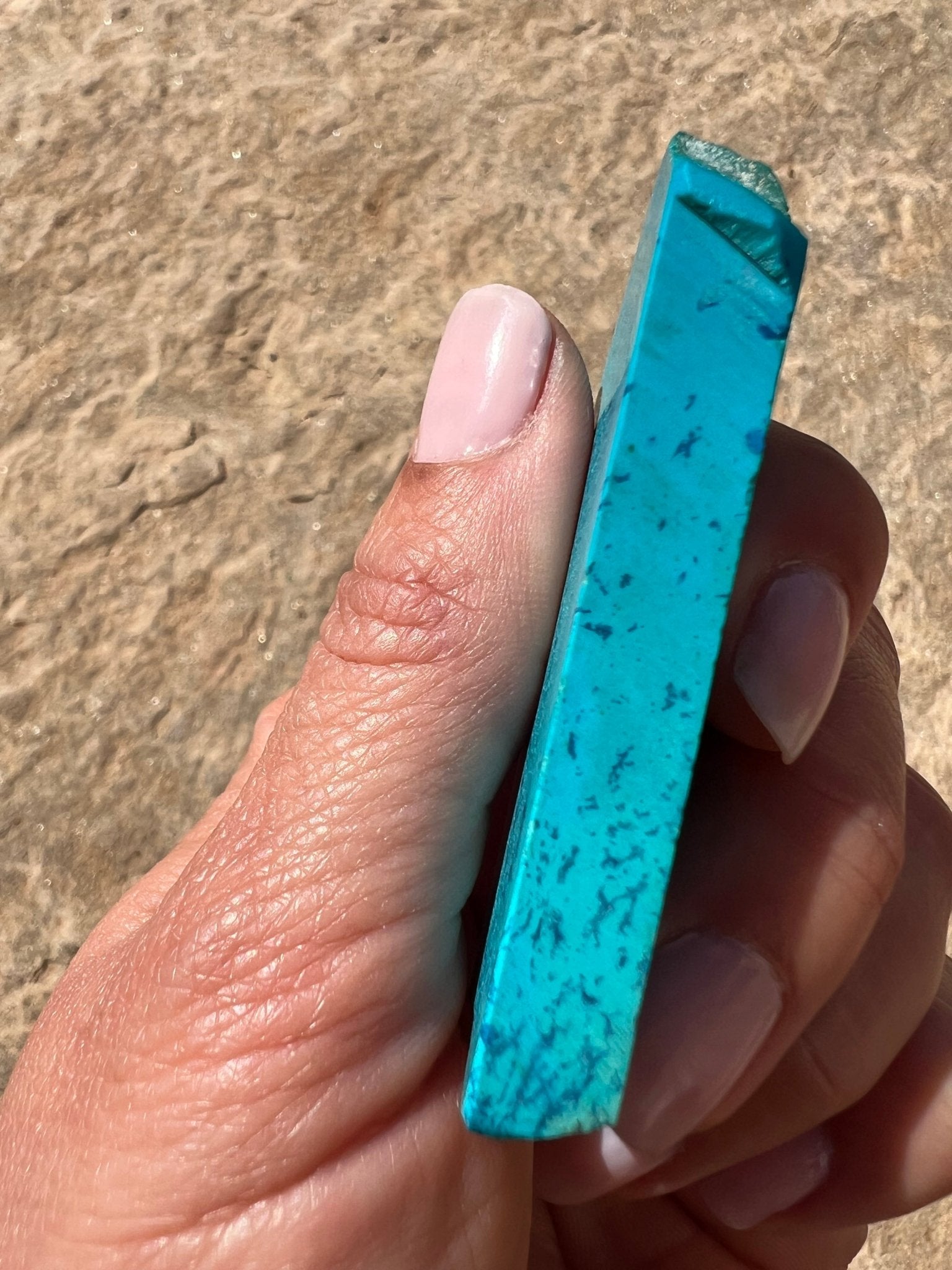 Namibian Chrysocolla Slab 29g - Purple Door Alchemy