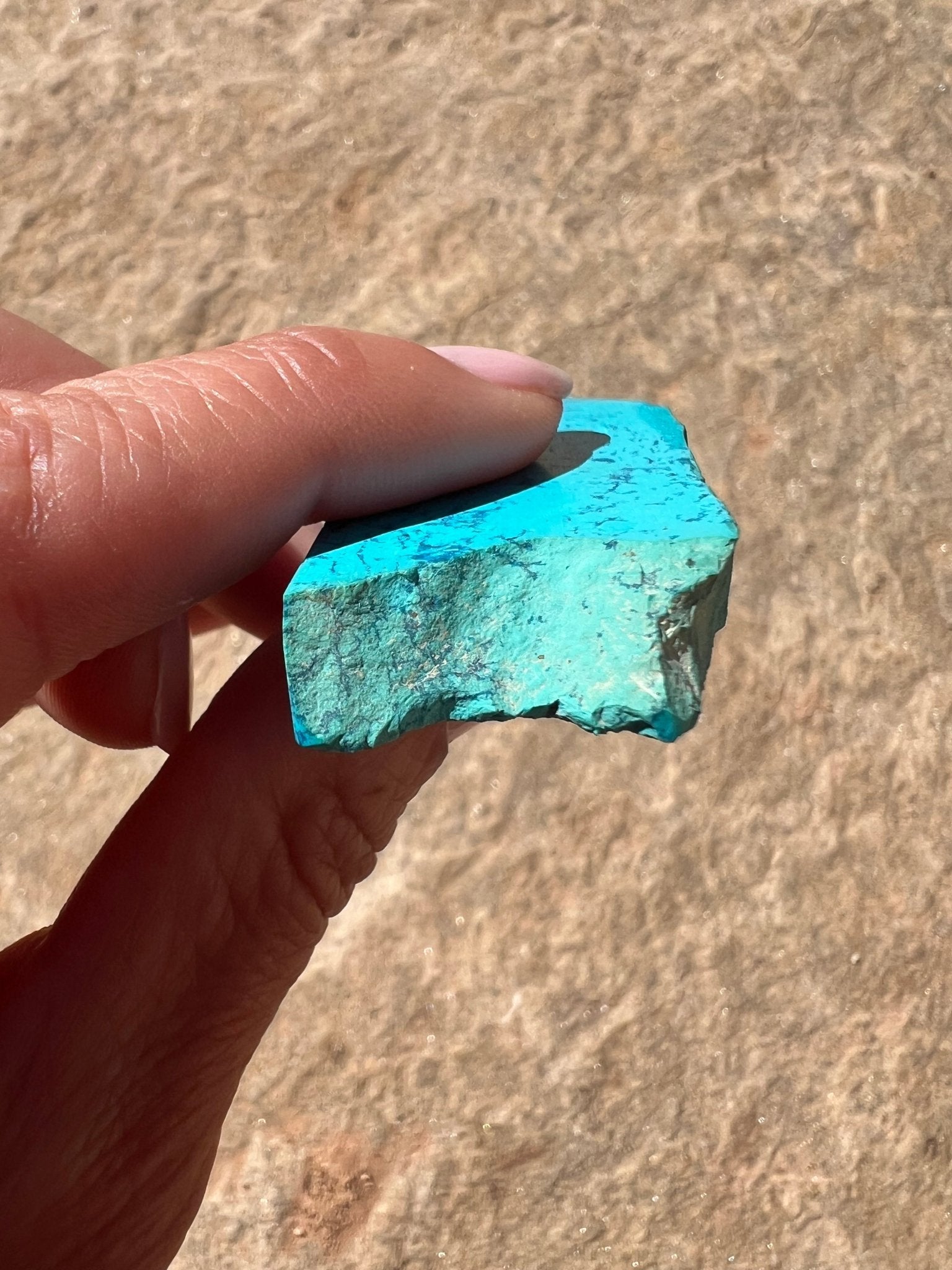 Namibian Chrysocolla Slab 29g - Purple Door Alchemy