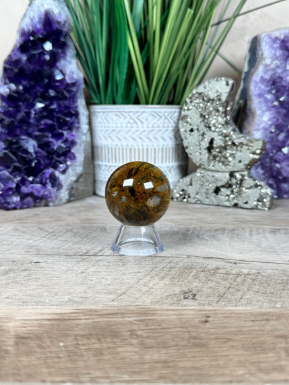 Nellite Sphere 40mm, 10 - Purple Door Alchemy
