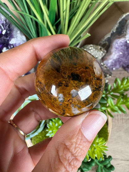 Nellite Sphere 40mm, 10 - Purple Door Alchemy