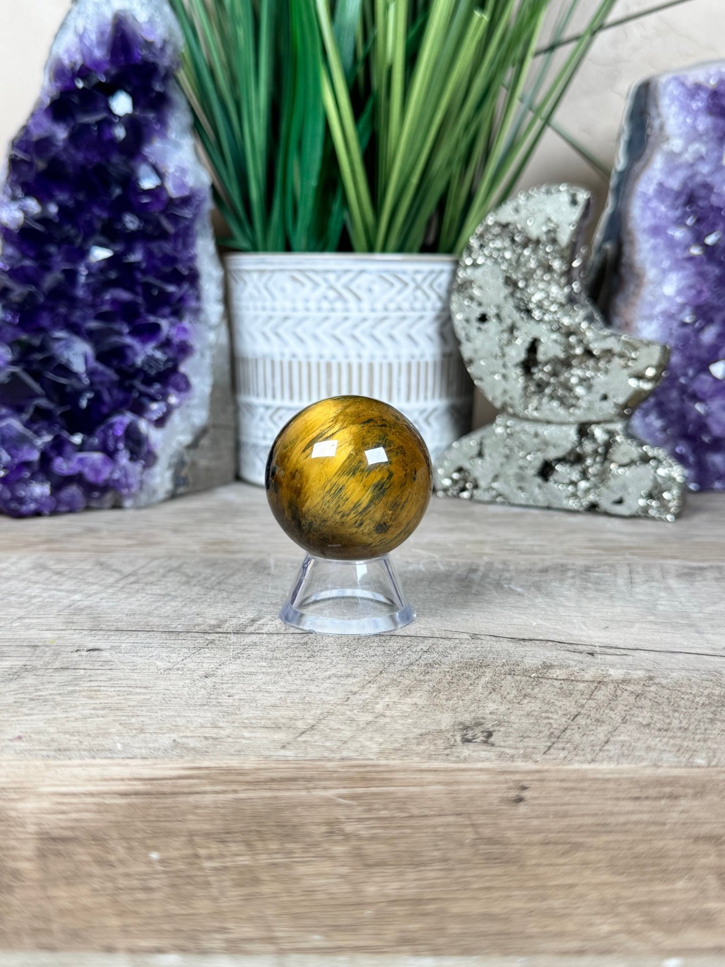 Nellite Sphere 40mm, 10 - Purple Door Alchemy