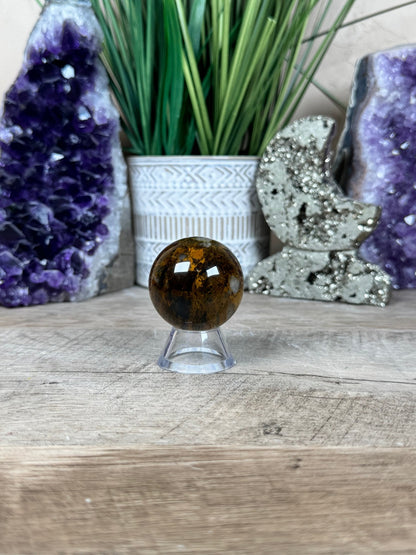 Nellite Sphere 40mm, 10 - Purple Door Alchemy
