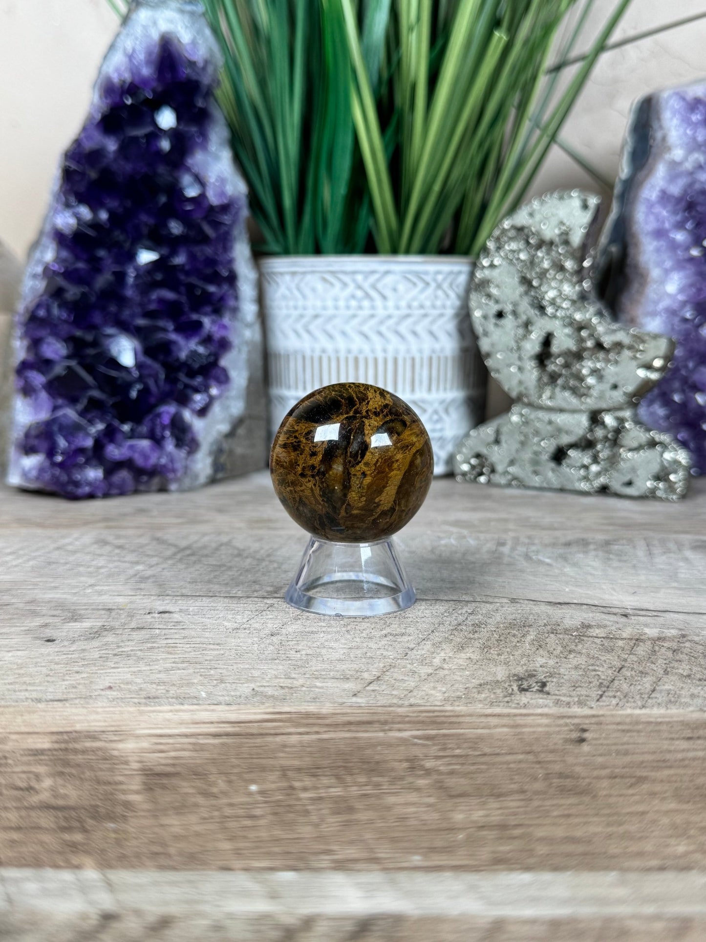 Nellite Sphere 40mm, 7 - Purple Door Alchemy