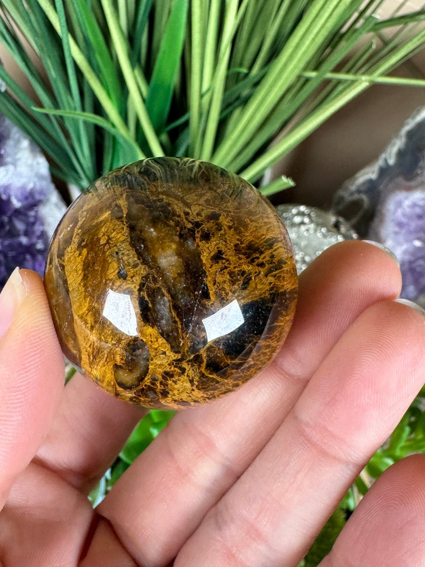 Nellite Sphere 40mm, 7 - Purple Door Alchemy