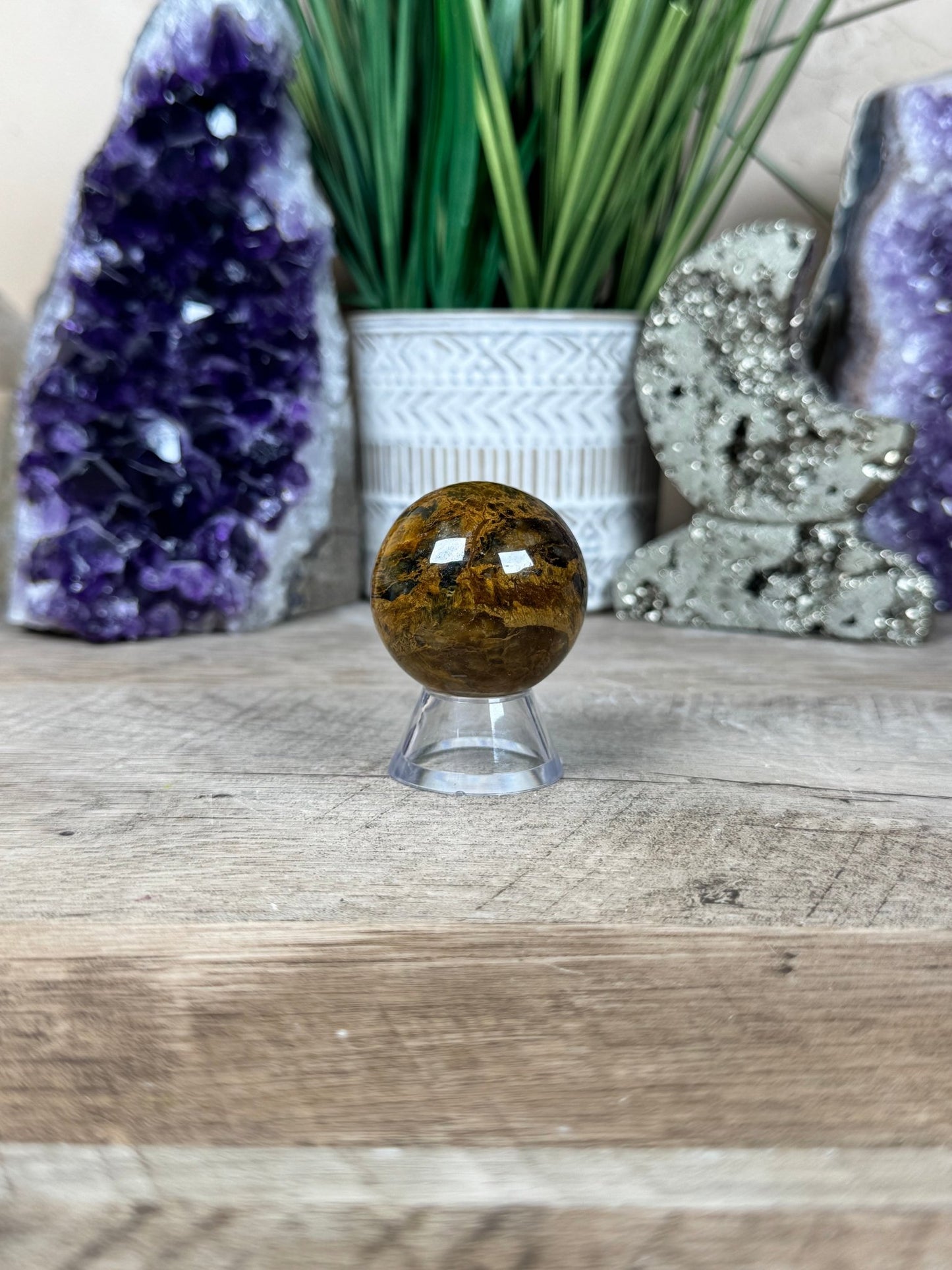 Nellite Sphere 40mm, 7 - Purple Door Alchemy