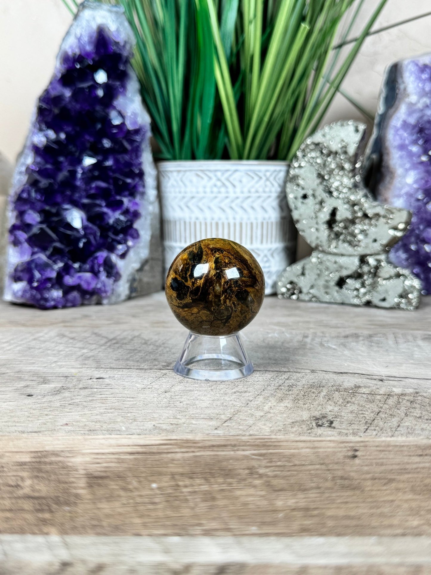 Nellite Sphere 40mm, 7 - Purple Door Alchemy