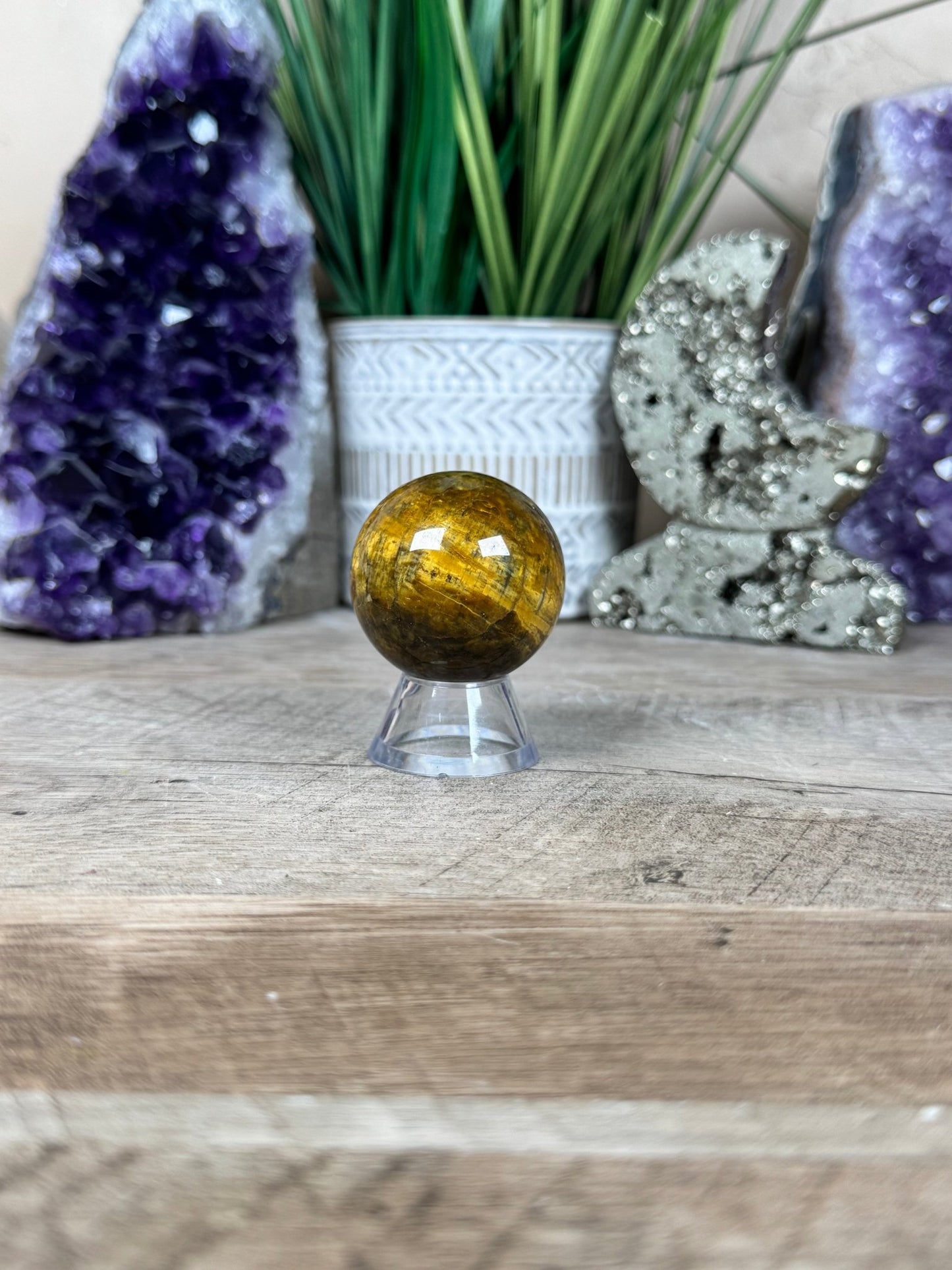 Nellite Sphere 40mm, 9 - Purple Door Alchemy