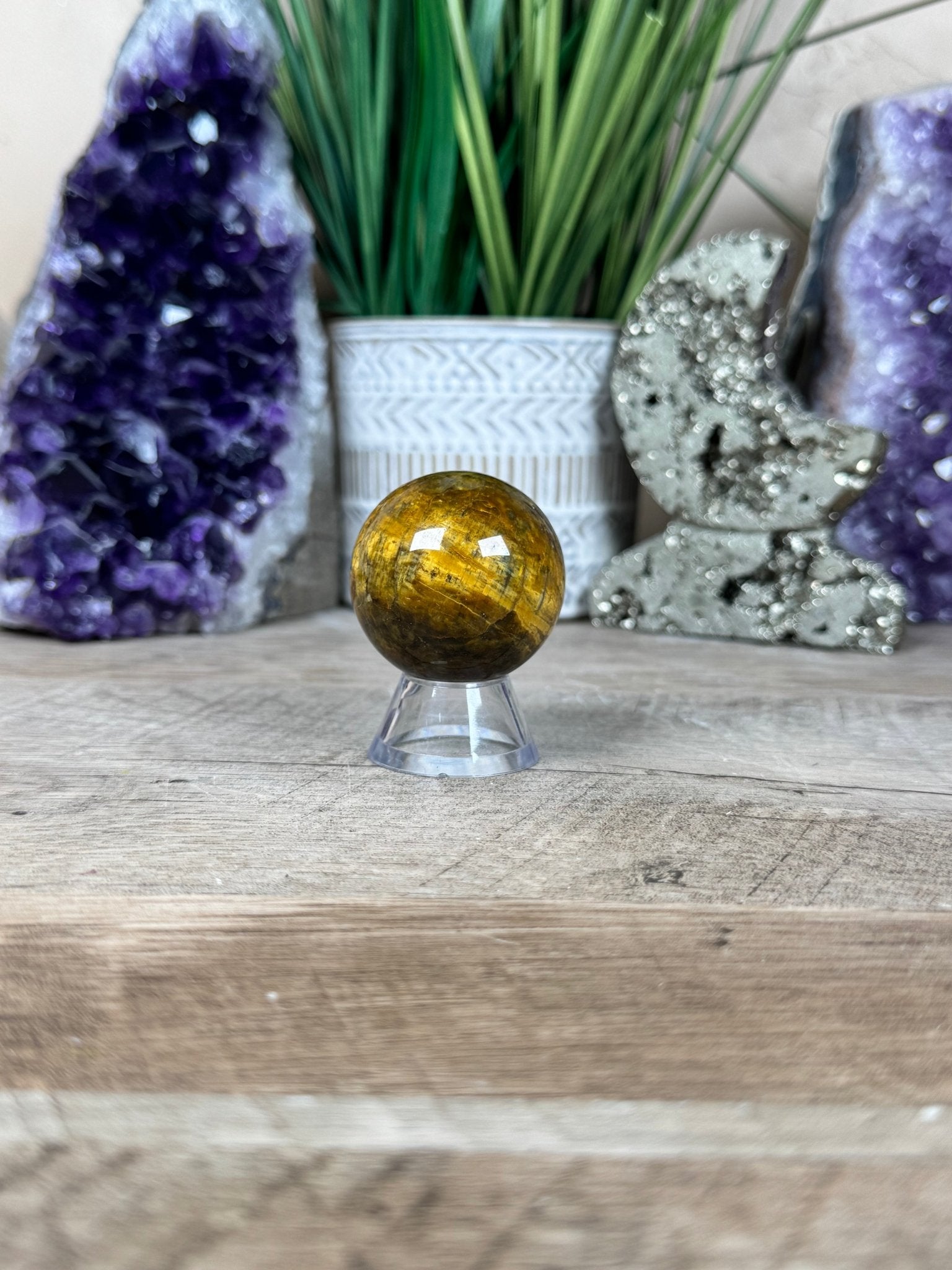 Nellite Sphere 40mm, 9 - Purple Door Alchemy