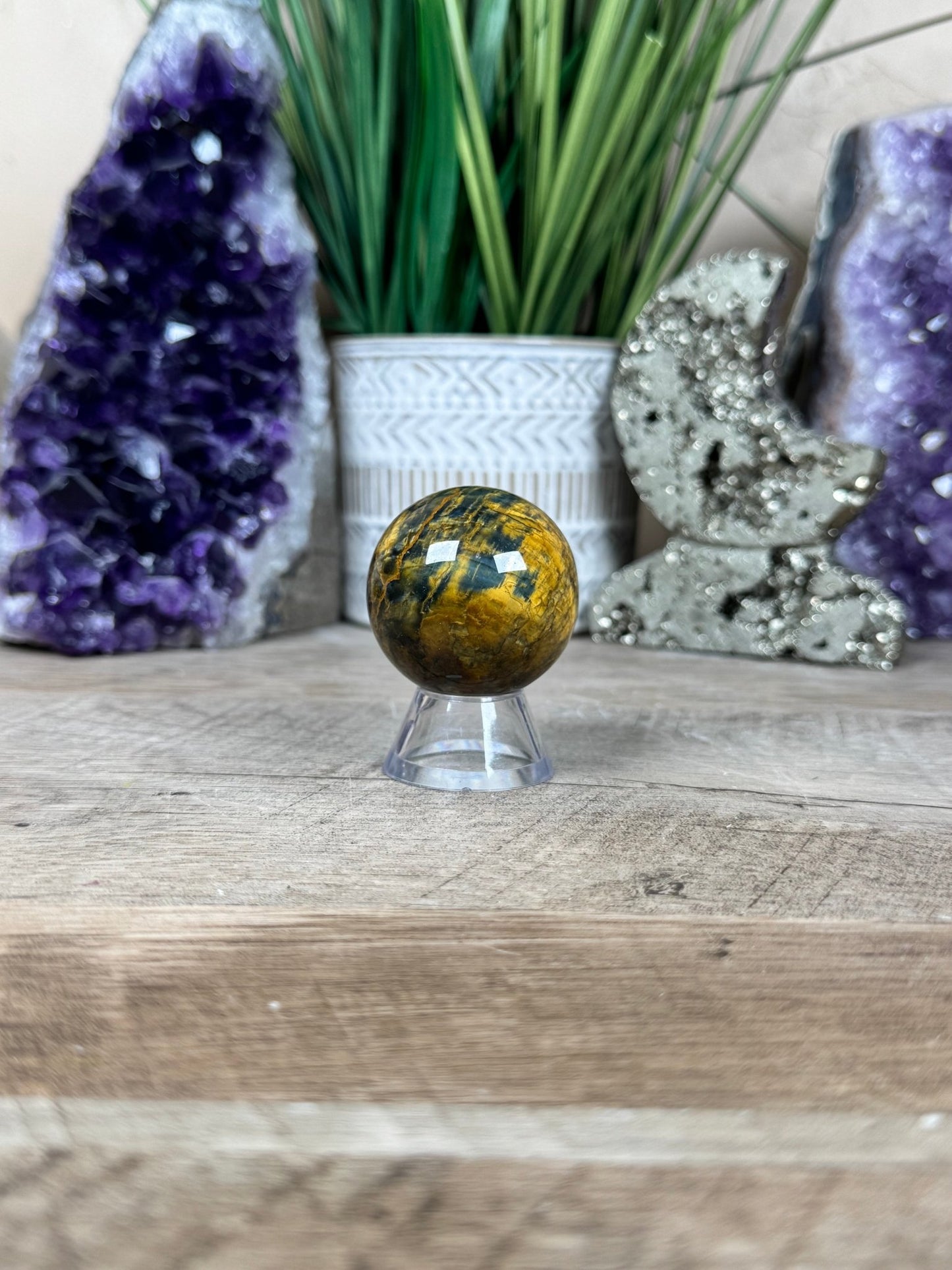 Nellite Sphere 40mm, 9 - Purple Door Alchemy