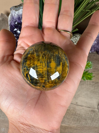 Nellite Sphere 40mm, 9 - Purple Door Alchemy