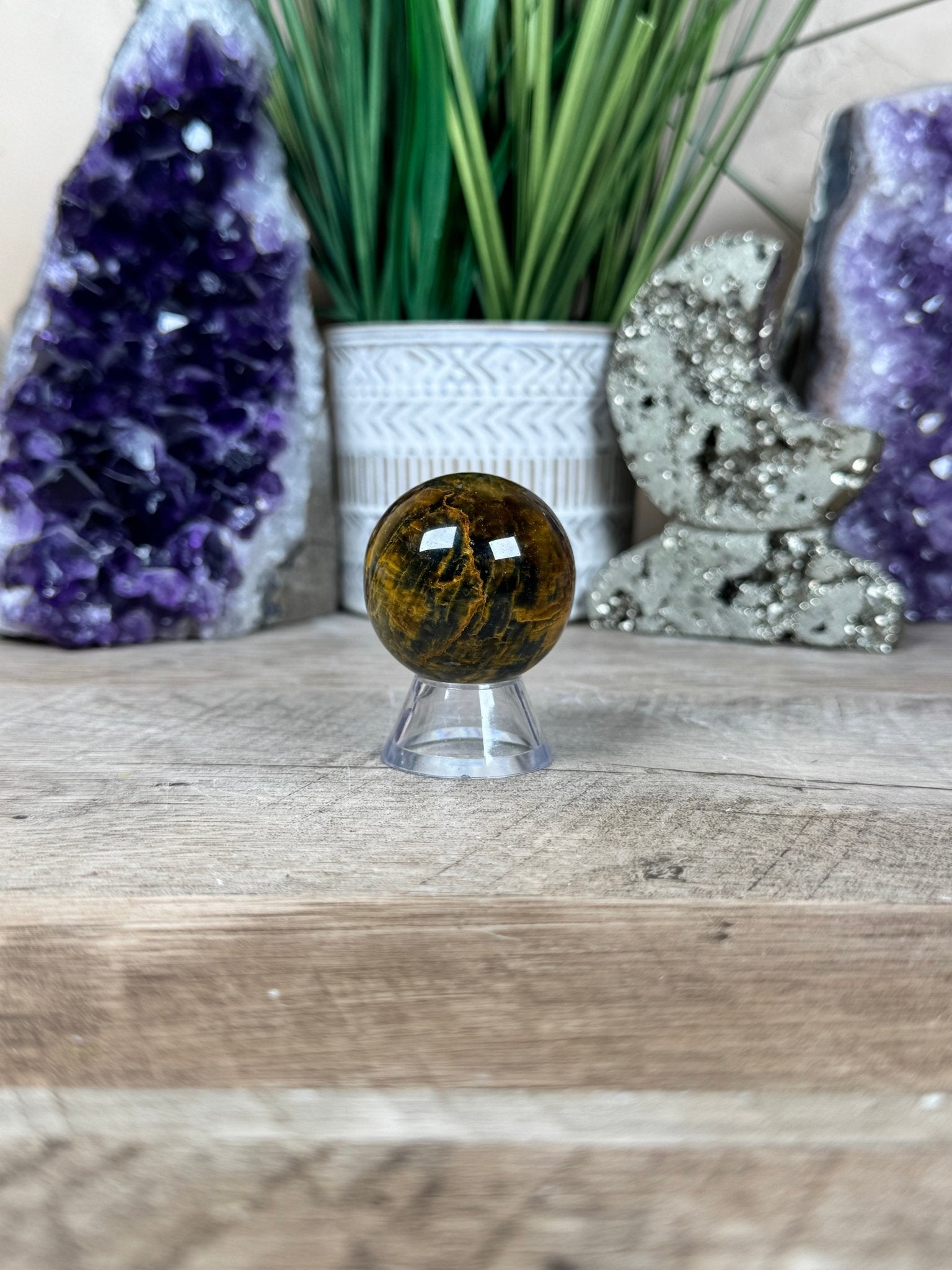 Nellite Sphere 40mm, 9 - Purple Door Alchemy