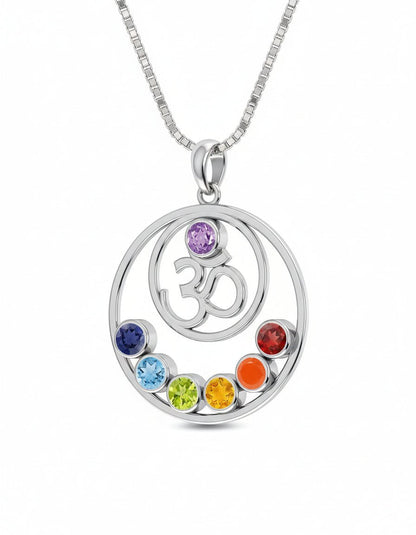 Om Chakra Necklace - Purple Door Alchemy